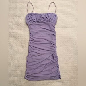 Princess Polly lavender ruched mini dress, new with tags 💜